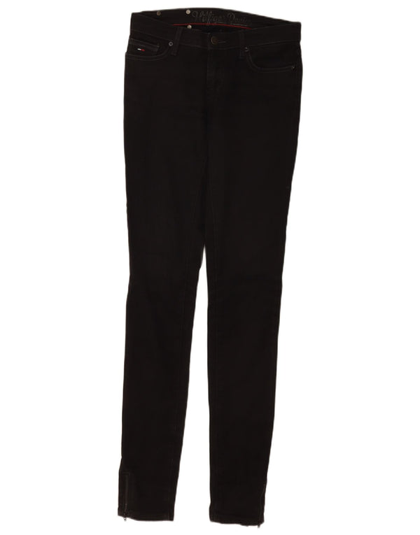 Tommy Hilfiger Damen Skinny Jeans W28 L33 Schwarz Baumwolle