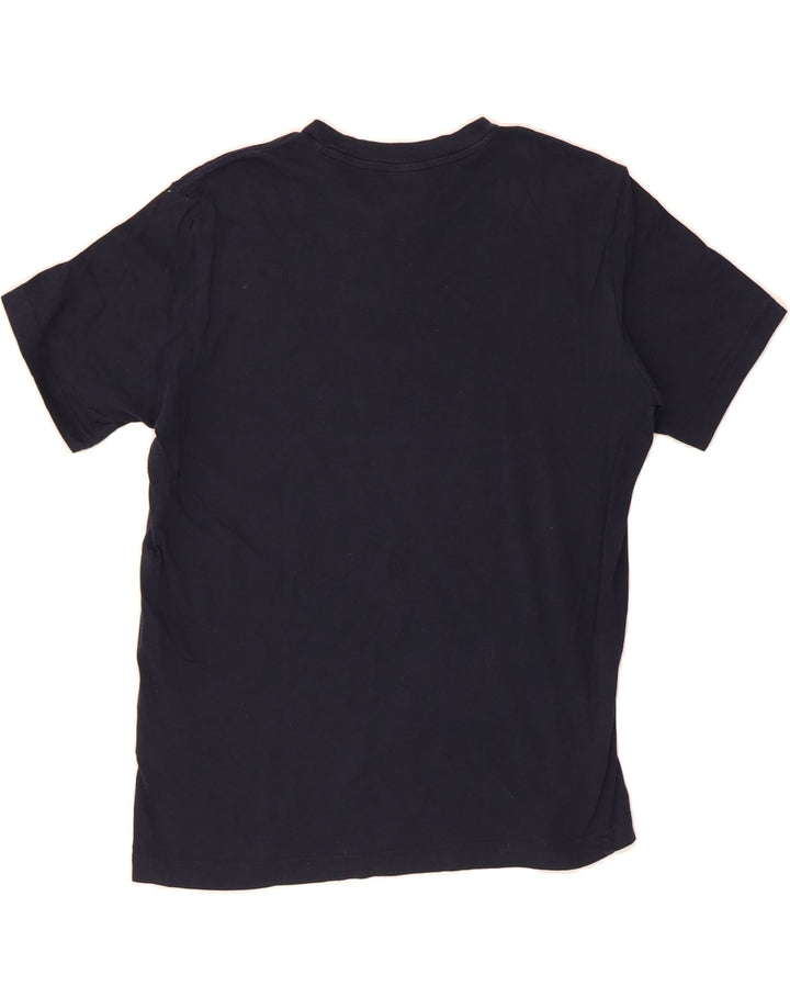 CHAMPION Mens Graphic T-Shirt Top Small Navy Blue Cotton Vintage Champion and Second-Hand Champion from Messina Hembry 