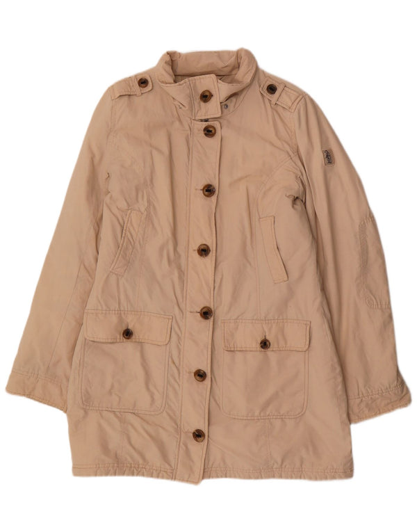 Refrigiwear Damen Military-gepolsterter Mantel UK 14 Large Beige Nylon