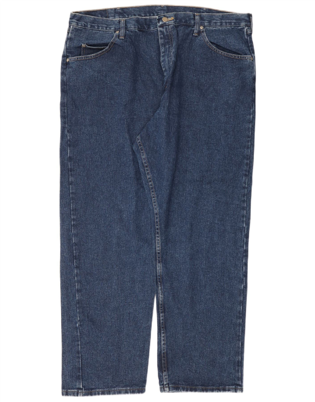 Wrangler Herren Straight Jeans W42 L30 Blaue Baumwolle