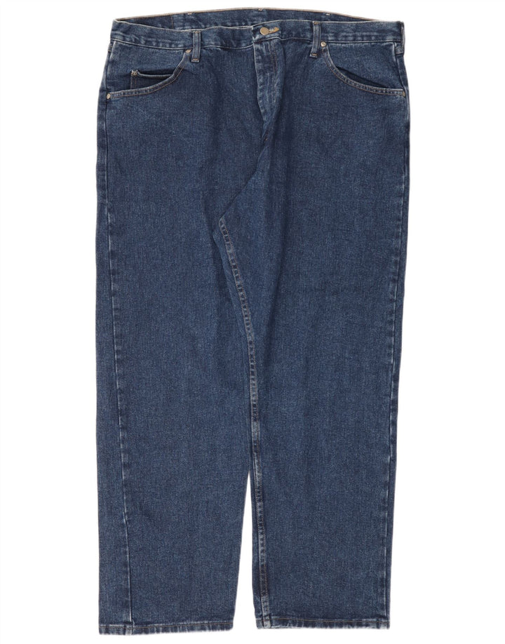 Wrangler Herren Straight Jeans W42 L30 Blaue Baumwolle