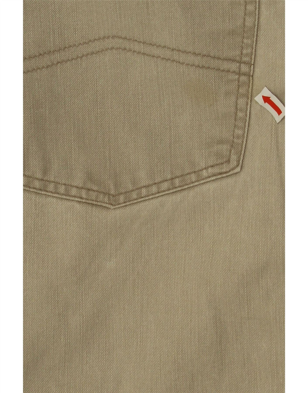Armani Herren Straight Jeans W36 L28 Beige Baumwolle