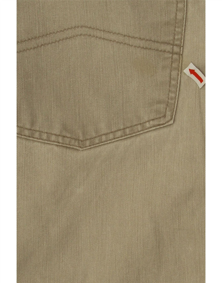 Armani Herren Straight Jeans W36 L28 Beige Baumwolle