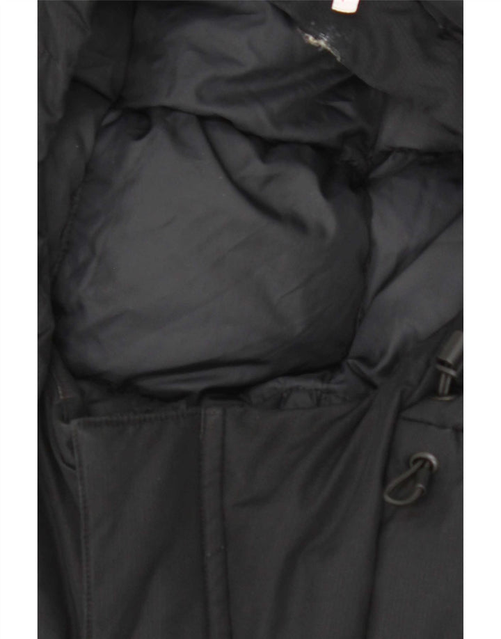 Nike Herren Kapuzenmantel, gepolstert, UK 40, Größe L, Schwarz, Polyester