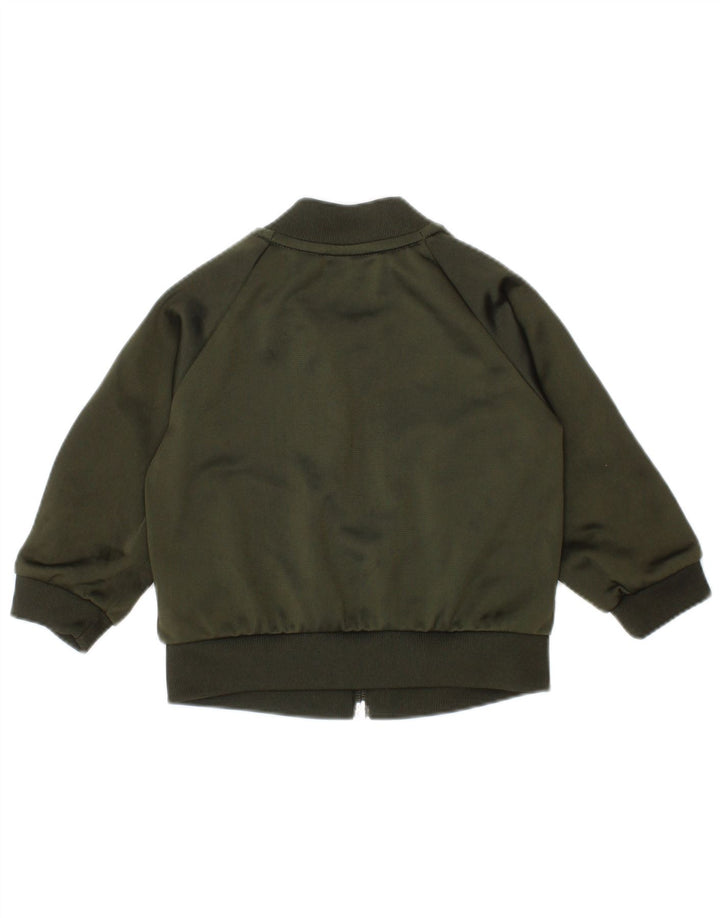 ADIDAS Baby-Jungen-Trainingsanzug, Oberteil, Jacke, 3–6 Monate, Khaki, Polyester