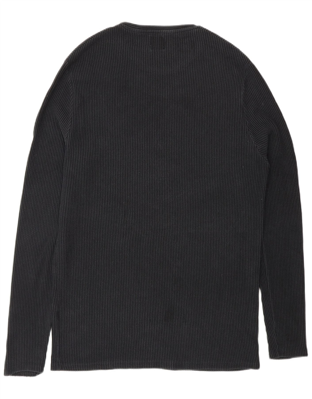 Zara Herren-Pullover mit Rundhalsausschnitt, XL, Schwarz