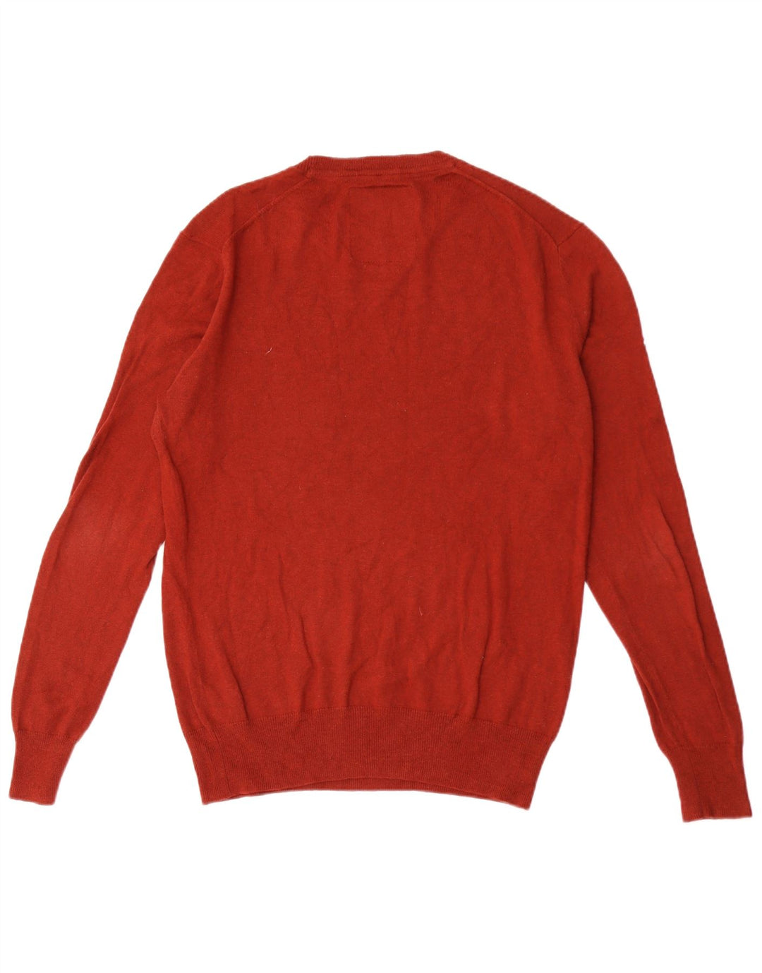 SUPERDRY Herren-Pullover mit Rundhalsausschnitt, mittlere kastanienbraune Baumwolle