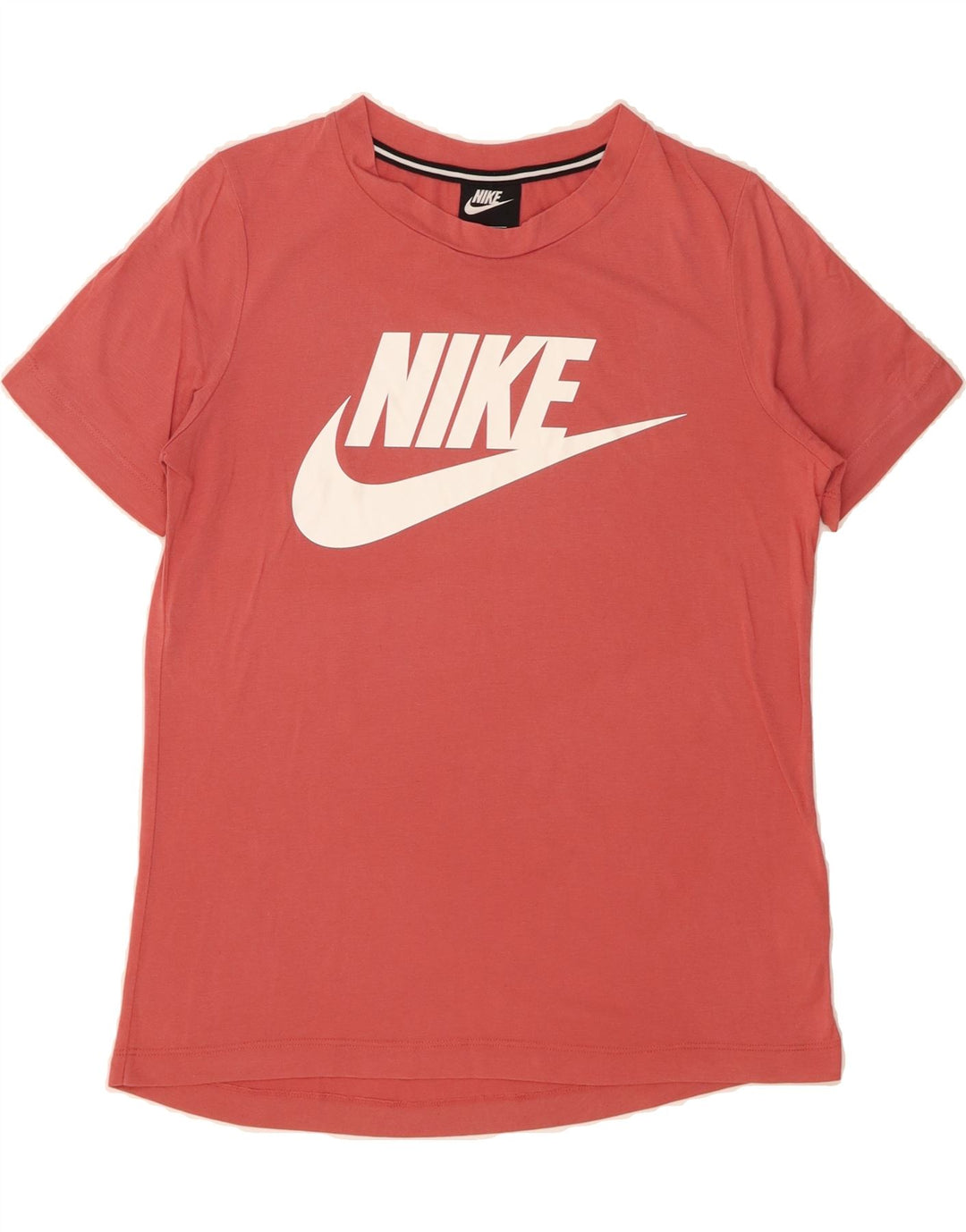 NIKE Mens Graphic T-Shirt Top Small Pink Polyester Vintage Nike and Second-Hand Nike from Messina Hembry 