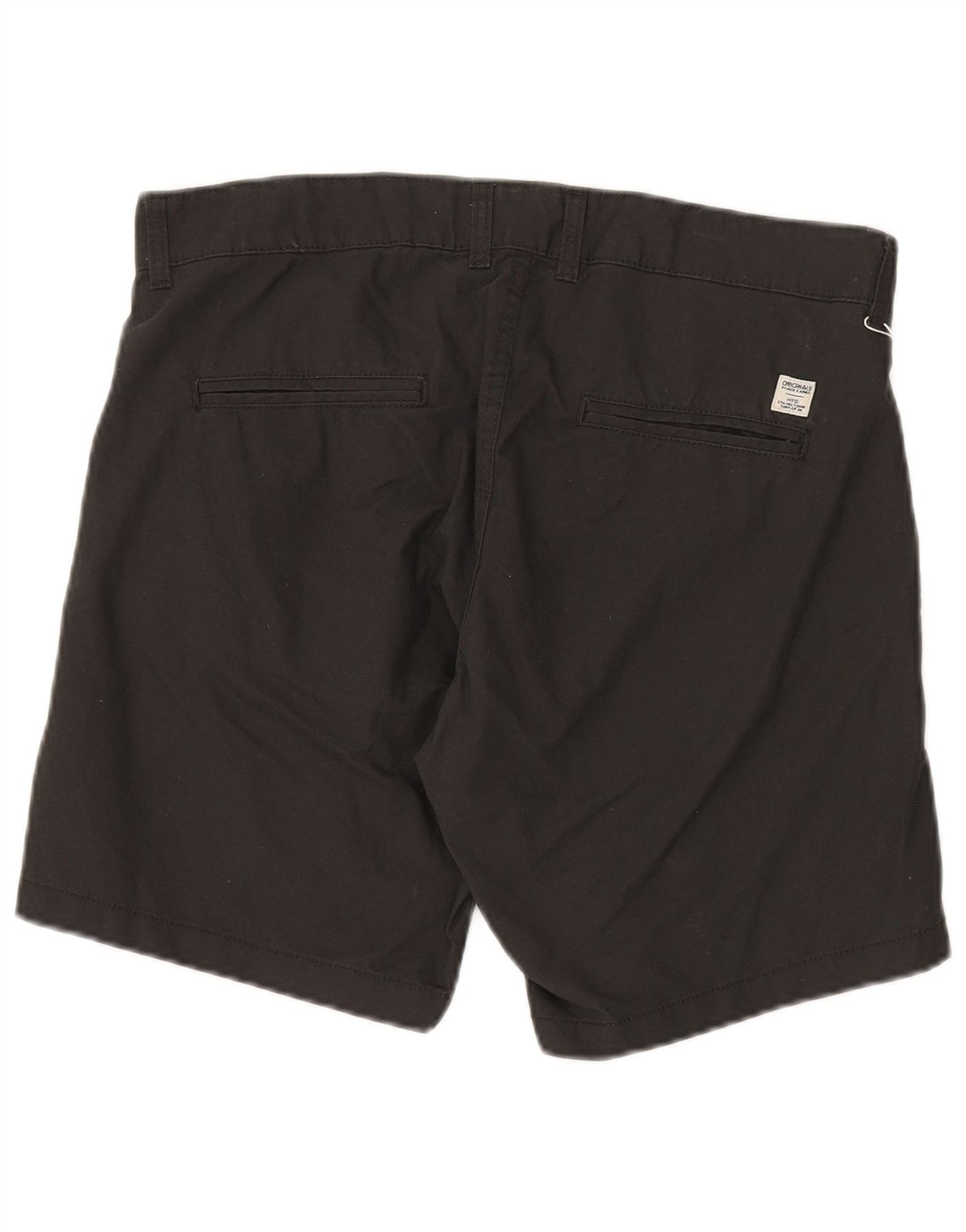 JACK & JONES Herren-Chinoshorts mit normaler Passform, W36, Größe L, Schwarz, Baumwolle