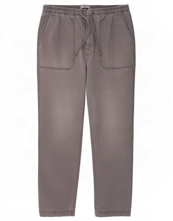 Marks & Spencer Herrenhose W33 L29 Graue Baumwolle