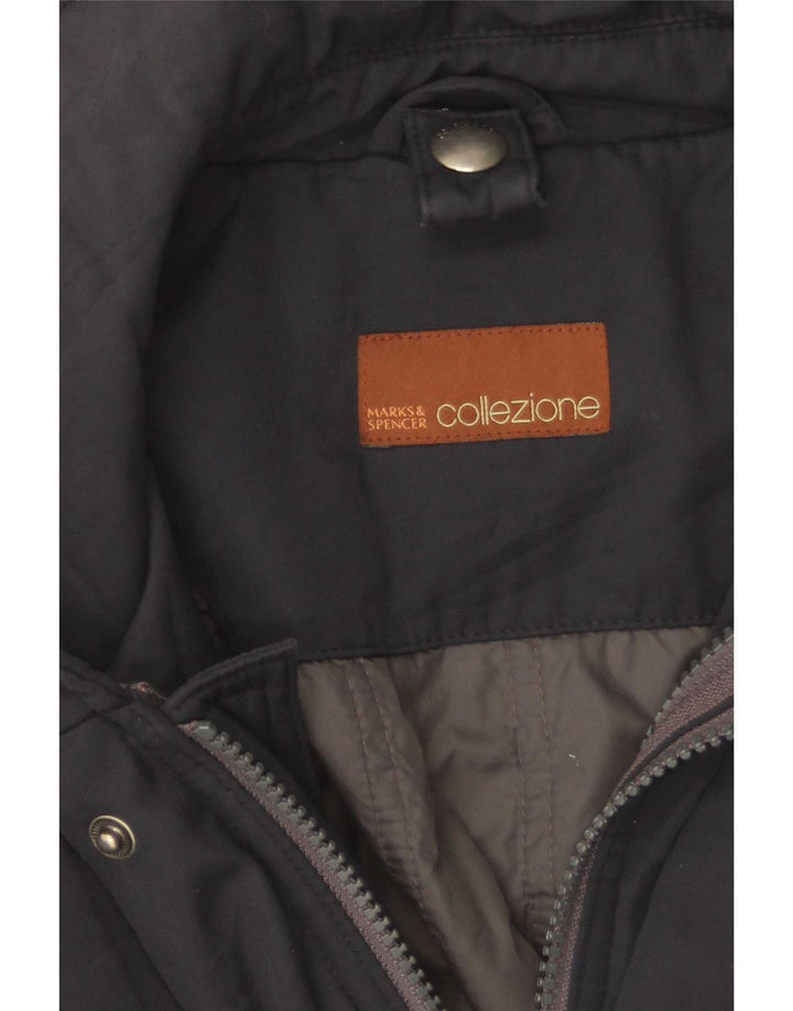 Marks & Spencer Herren-Utility-Jacke UK 42 XL Marineblau