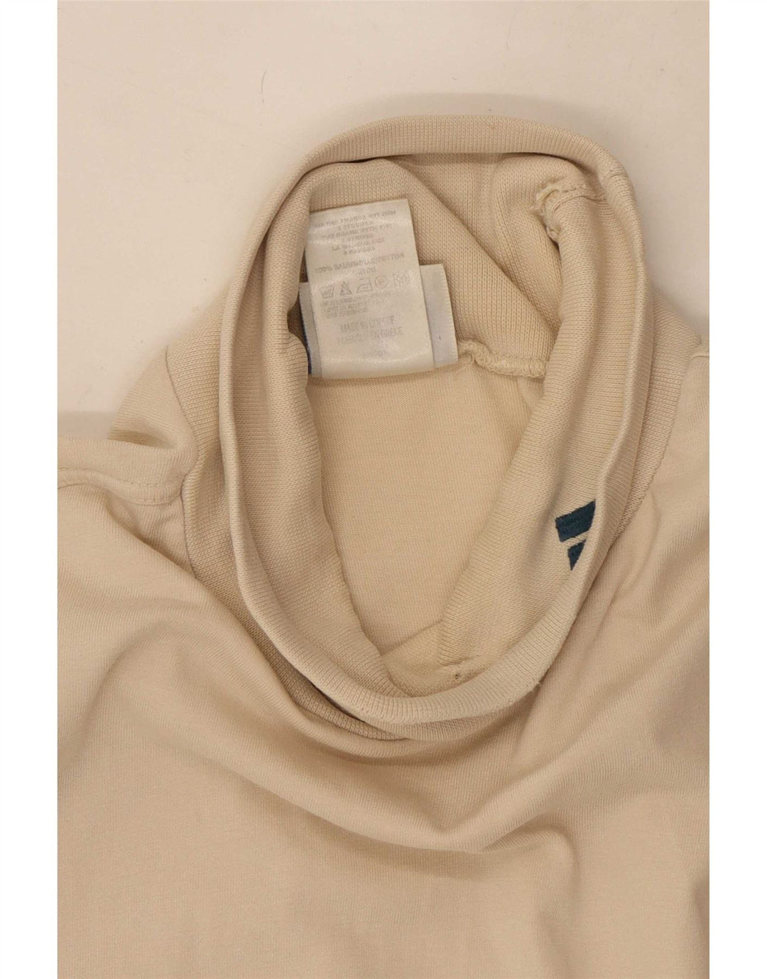 Adidas Herren Top Langarm UK 38/40 Mittelbeige Baumwolle