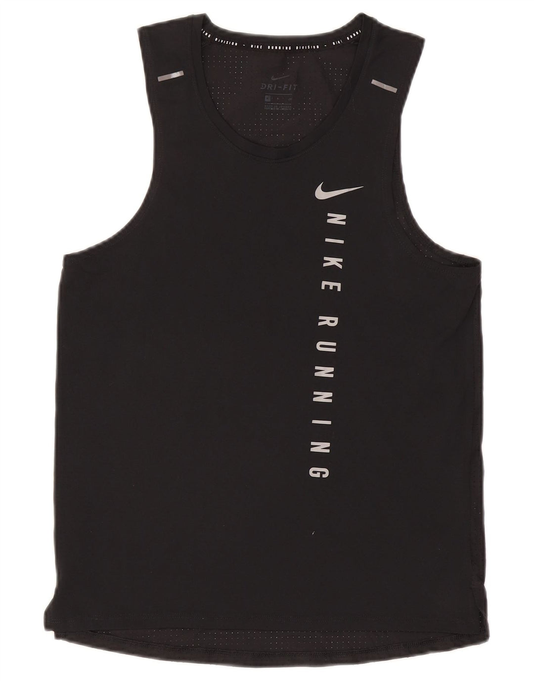 Nike Herren Dri Fit Graphic Weste Top Small Schwarz Polyester