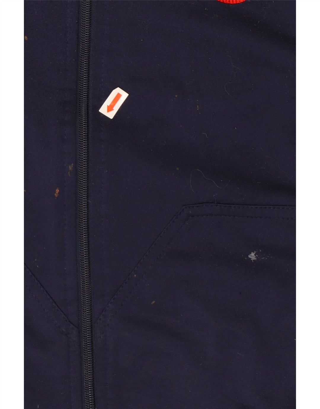 Diadora Herren-Trainingsanzug-Top-Jacke, UK-Größe 36, Größe S, Marineblau, Farbblock