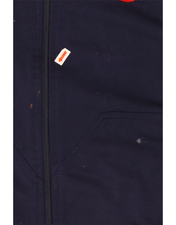 Diadora Herren-Trainingsanzug-Top-Jacke, UK-Größe 36, Größe S, Marineblau, Farbblock