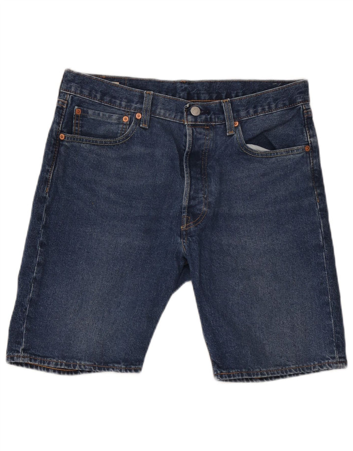 Levi's Herren 501 Denim Shorts W32 mittelblaue Baumwolle