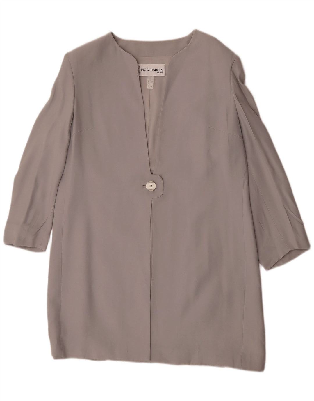 Pierre Cardin Damen Mantel IT 48 XL Grau Acetat