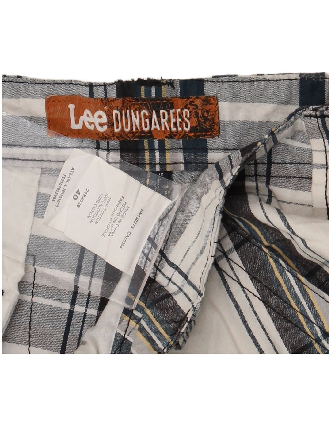 Lee Herren Cargoshorts W40 XL Mehrfarbige Chevron-Baumwolle