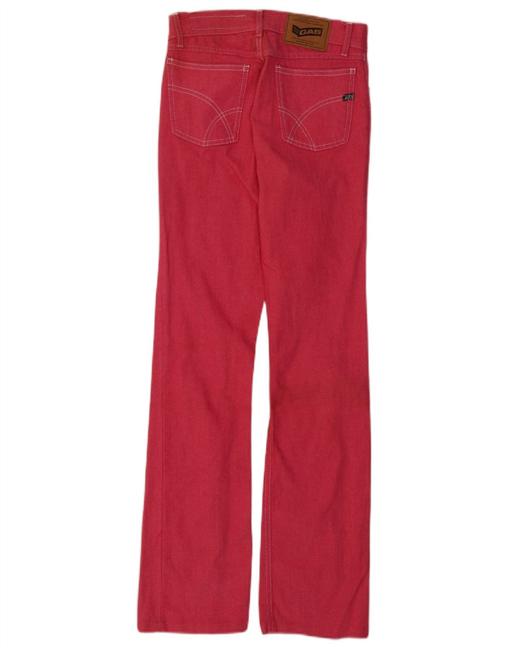 Gas Damen Bootcut Jeans W26 L31 Rosa Baumwolle