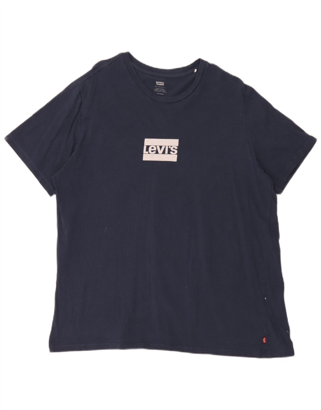 Levi's Herren Grafik-T-Shirt-Oberteil XL Marineblau