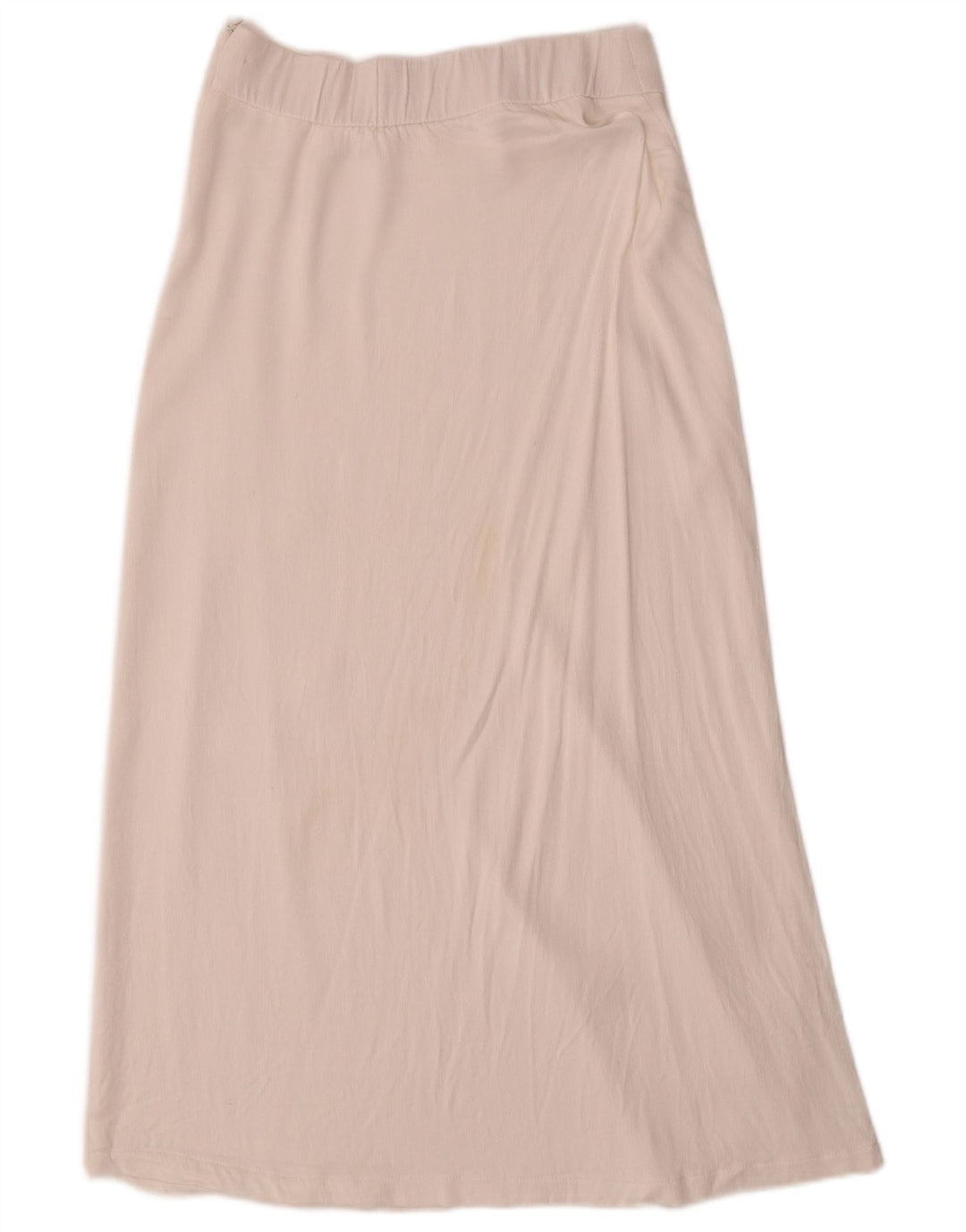 Zara Damen Midirock mit hoher Taille, Größe S, W26, Weiß