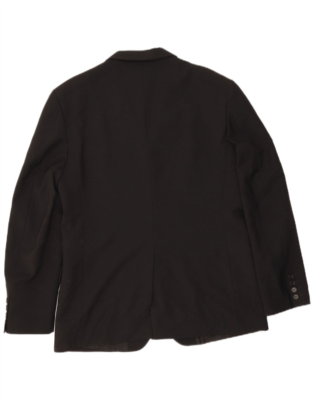 Sisley Herren-Blazer mit 3 Knöpfen, IT 50, Größe L, Schwarz, Polyester