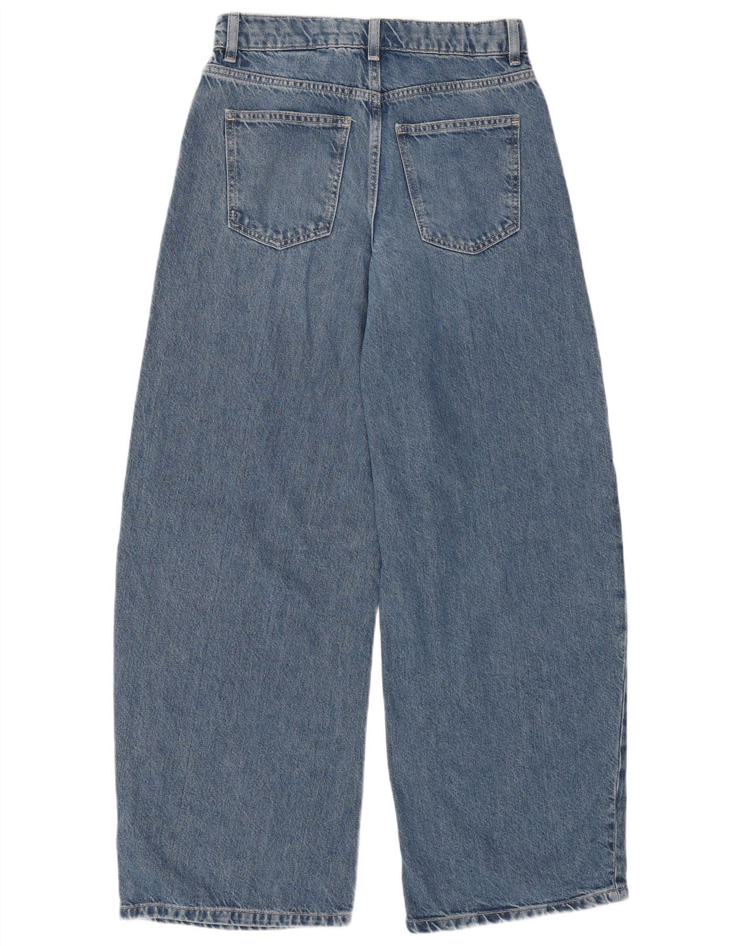 Marks & Spencer Damen-Jeans mit normalem, weitem Bein, Gr. 8, Größe S, W26, L29, Blau
