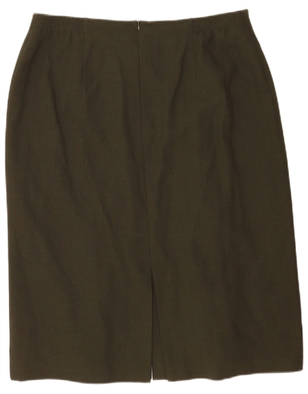 ARA Damen gerader Rock UK 18 XL W34 Khaki Polyester