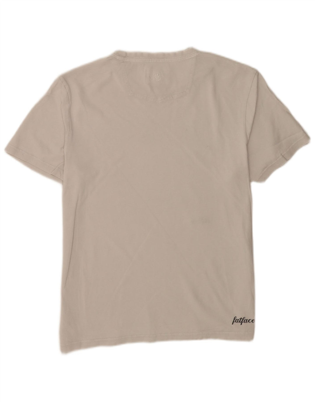Fat Face Herren-T-Shirt mit Grafik, mittelweiße Baumwolle