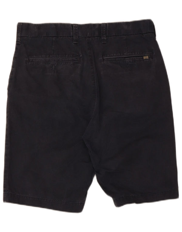 Marks & Spencer Herren-Chinoshorts W30, mittelmarineblaue Baumwolle