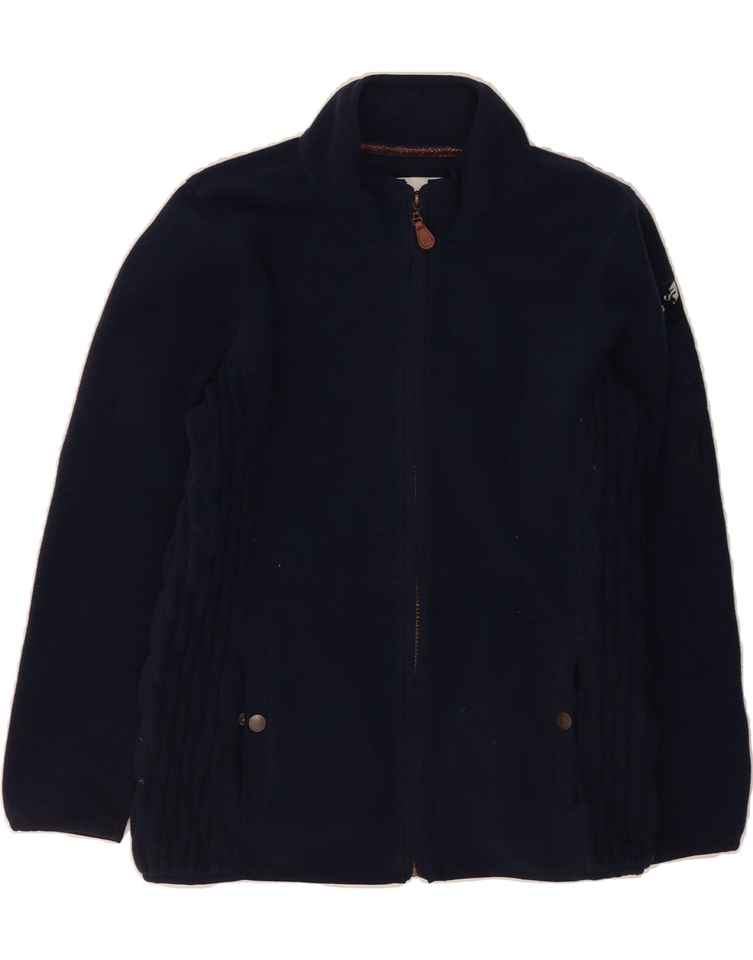 TOM TAILOR Womens Fleece Jacket UK 16 Large Navy Blue Polyester Vintage Tom Tailor and Second-Hand Tom Tailor from Messina Hembry 