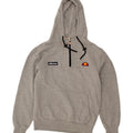 ELLESSE Mens Zip Neck Hoodie Jumper Small Grey Cotton Vintage Ellesse and Second-Hand Ellesse from Messina Hembry 