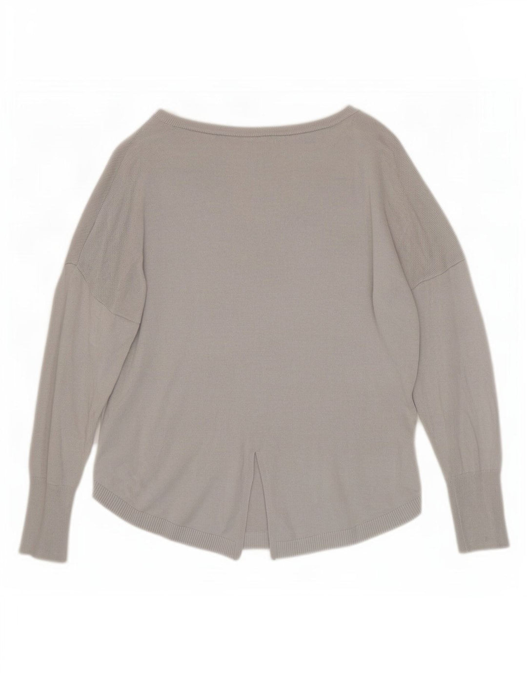 Oasis Damen-Pullover mit U-Boot-Ausschnitt, Gr. 10, Größe S, graue Viskose