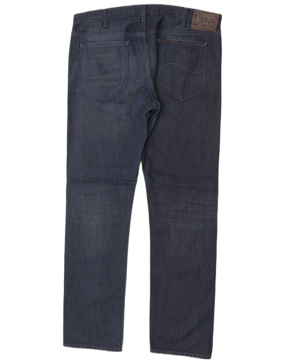 Lee Herren Daren Straight Jeans W38 L34 Marineblaue Baumwolle