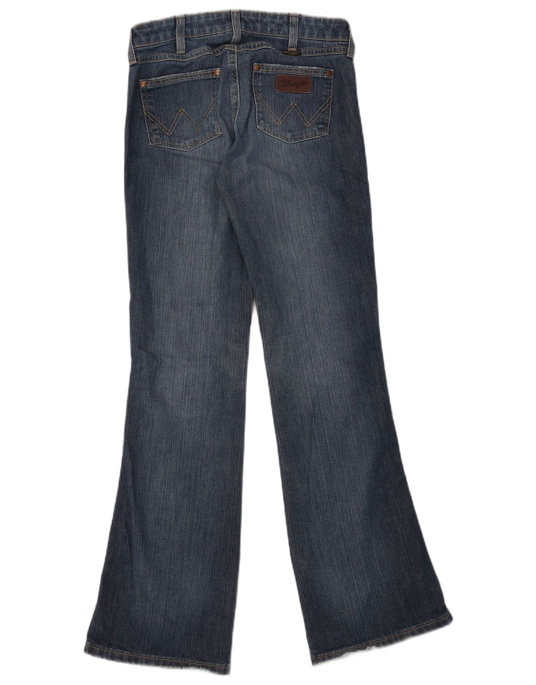 Wrangler Womens Eve Bootcut Jeans W28 L32 Blaue Baumwolle