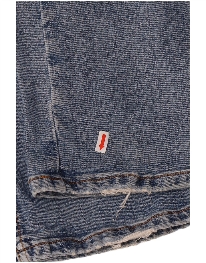Wrangler Herren Straight Jeans W36 L34 Blue Cotton Classic