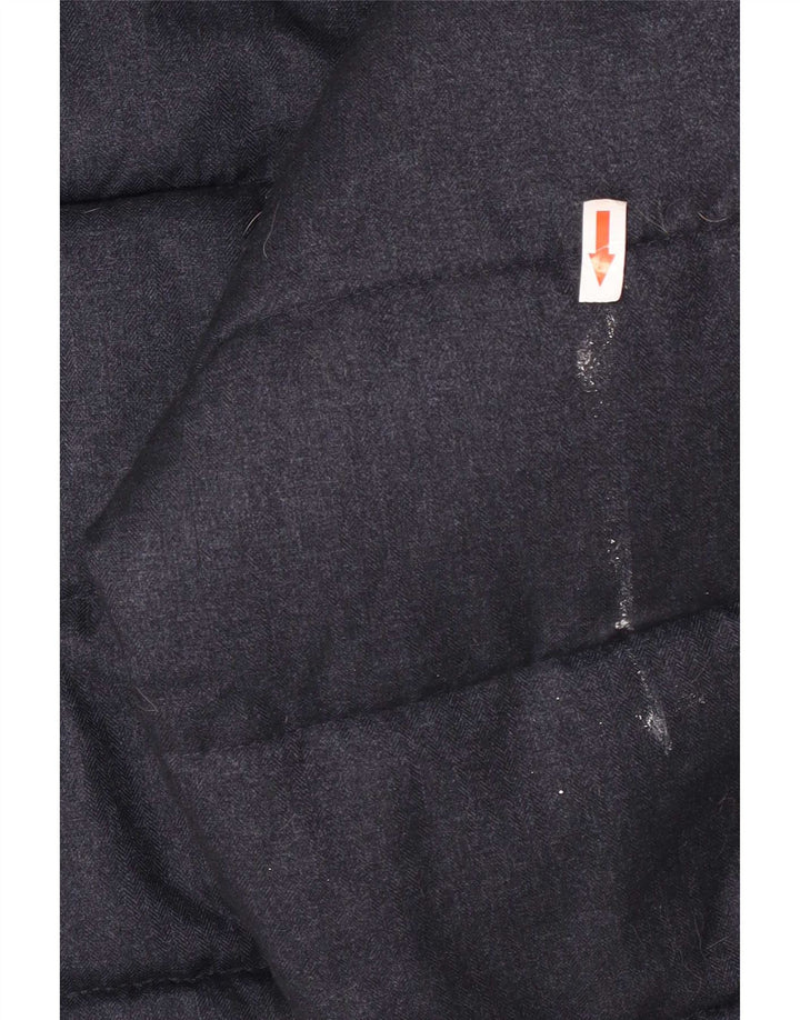 Weird Fish Wattierte Herrenjacke mit Kapuze, UK 44 2XL, Marineblau, Polyester