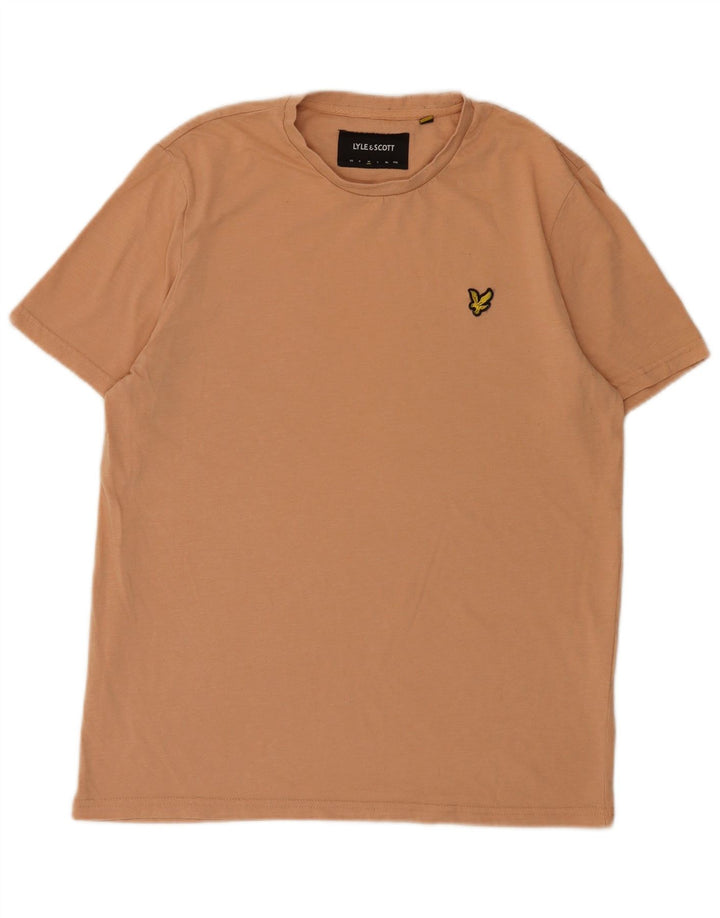 Lyle & Scott Herren T-Shirt Top Mittelrosa Polyester