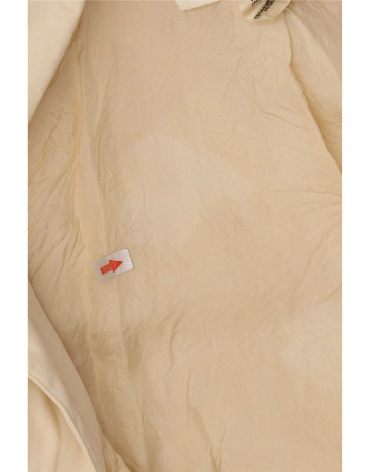 Escada Womens Open Bolero Jacke EU 36 Small Beige Baumwolle