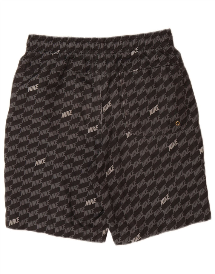 Nike Jungen-Badeshorts mit Grafik, 12–13 Jahre, groß, graues Polyester