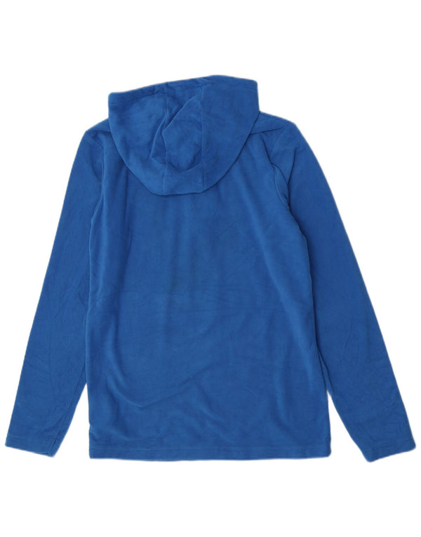 Mountain Warehouse Fleece-Kapuzenpullover für Jungen, 12–13 Jahre, blaues Polyester