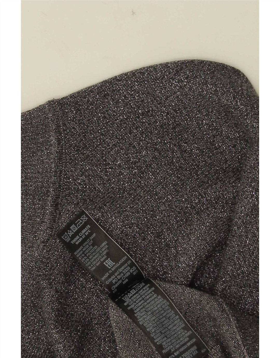 Marks & Spencer Rollkragenpullover für Damen, Gr. 14, mittelgrau meliert