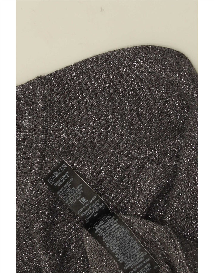 Marks & Spencer Rollkragenpullover für Damen, Gr. 14, mittelgrau meliert