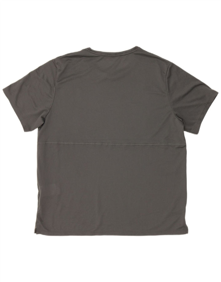 Nike Herren Dri Fit T-Shirt Top XL Grau Polyester