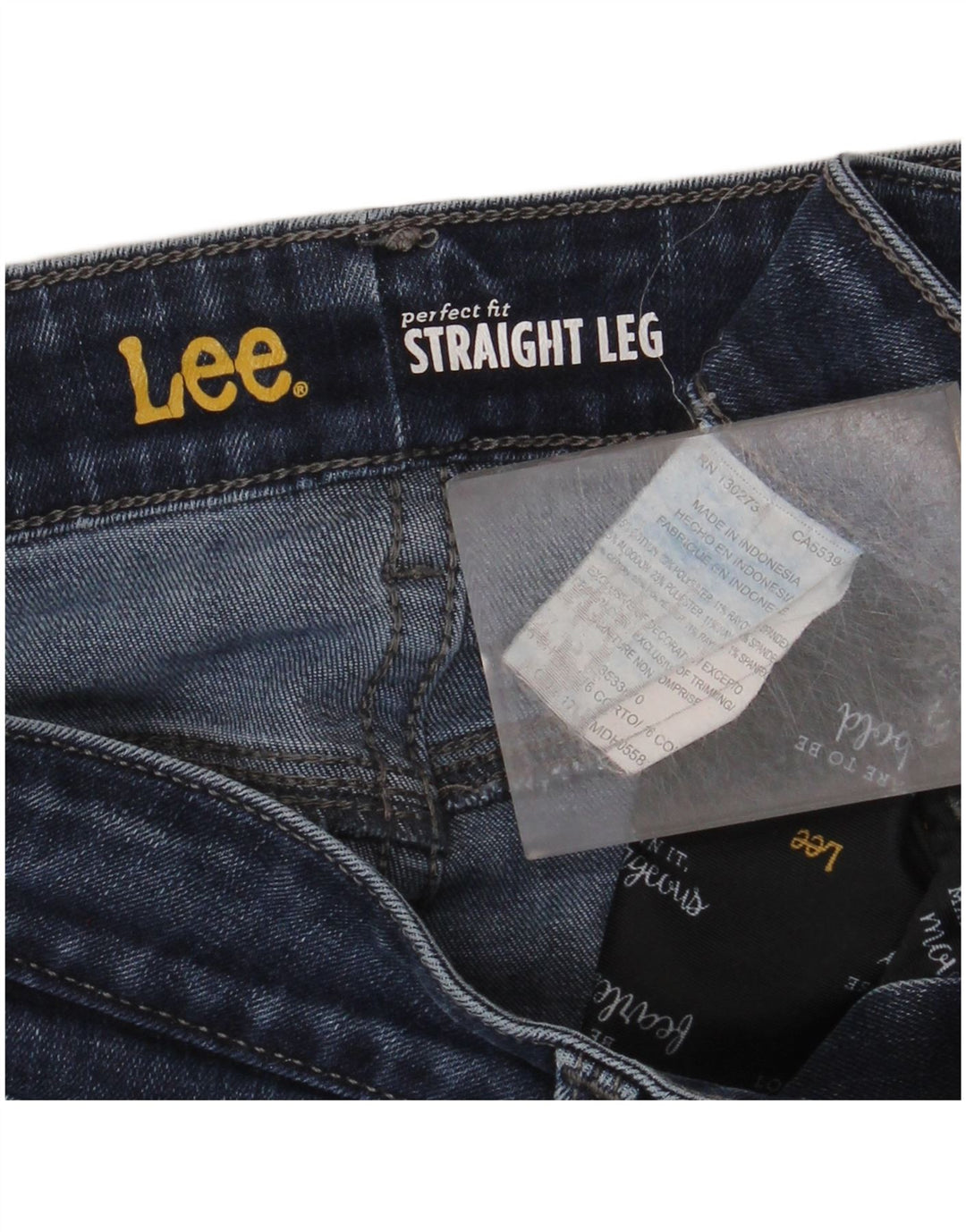 LEE Damen-Jeans mit perfekter Passform, gerade, W36, L29, blaue Baumwolle