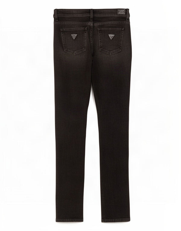 Guess Damen Foxy Low Waist Skinny Jeans W27 L33 Schwarz Baumwolle
