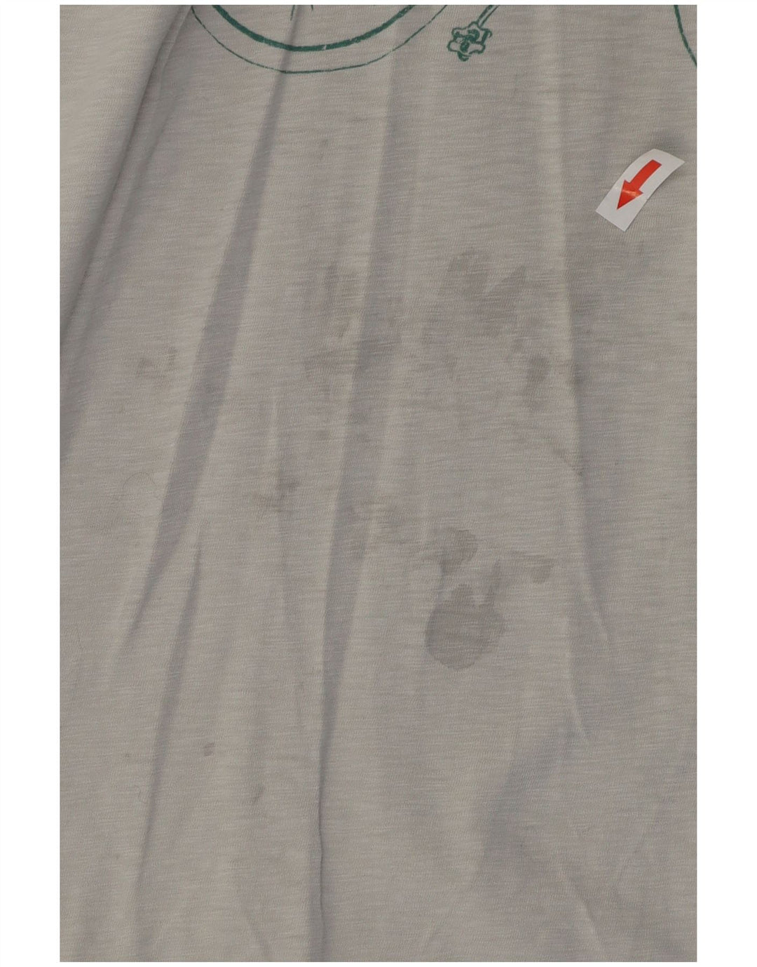 White Stuff Herren-T-Shirt mit Grafik, mittelgraue Baumwolle
