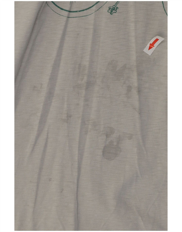 White Stuff Herren-T-Shirt mit Grafik, mittelgraue Baumwolle