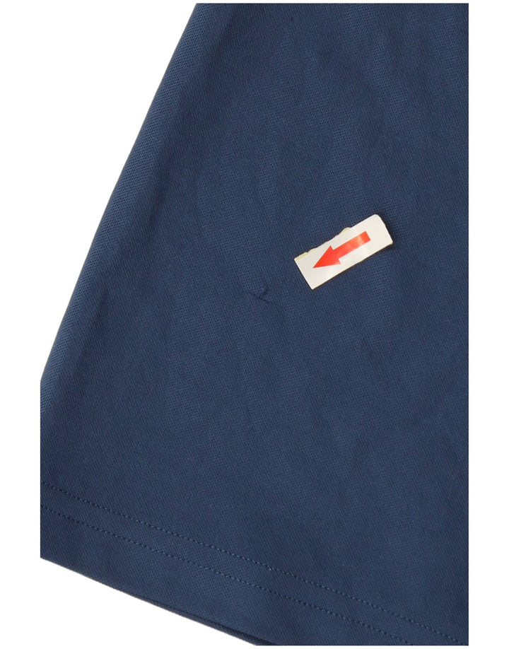 Adidas Herren Climalite Poloshirt XL Marineblau Colourblock Polyester