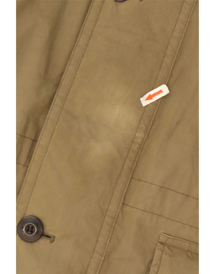 Marks & Spencer Herren-Windbreaker-Jacke, UK 44/46, XL, Khaki, Baumwolle